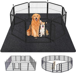 XXL Dog Playpen Mat Pads for Training and Incontinence - 74 x 74 Reusable and Waterproof