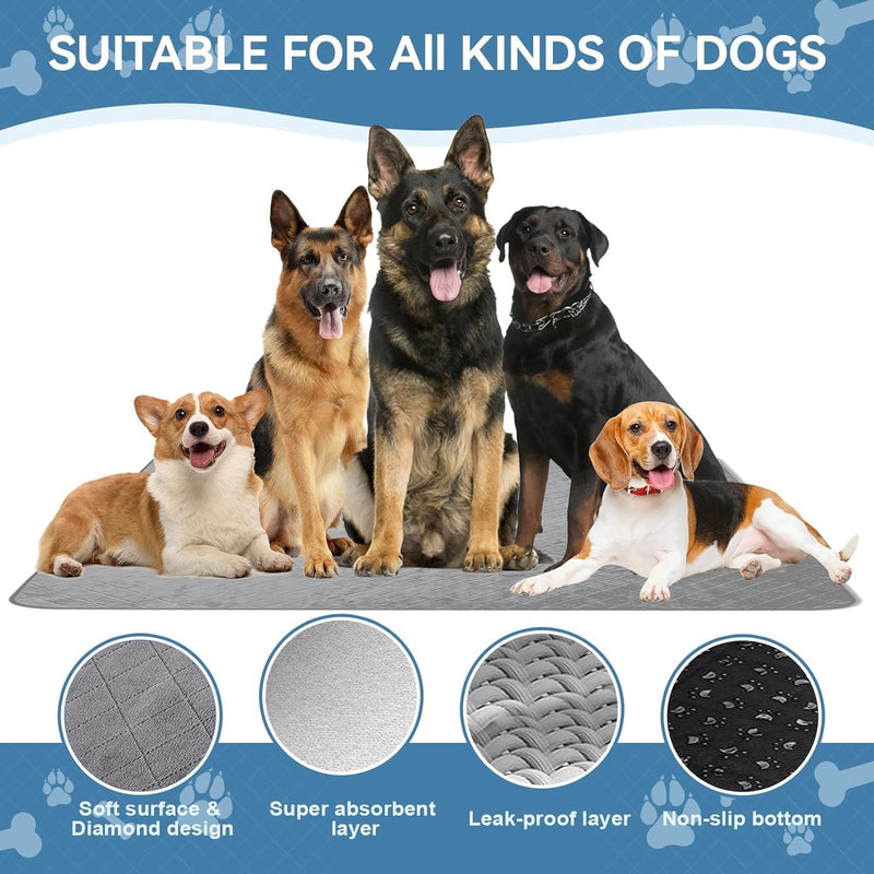 Dog Pee Pad - Washable Non-Slip Training Mat for Playpen - 1 Pack