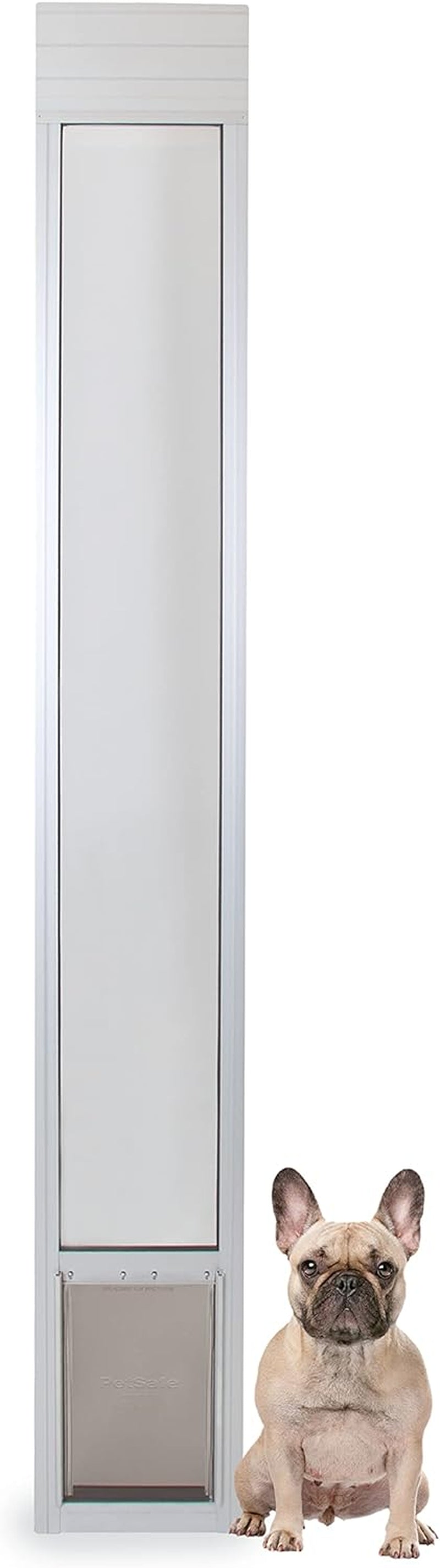 Petsafe Sliding Glass Pet Door - Adjustable Height Large White