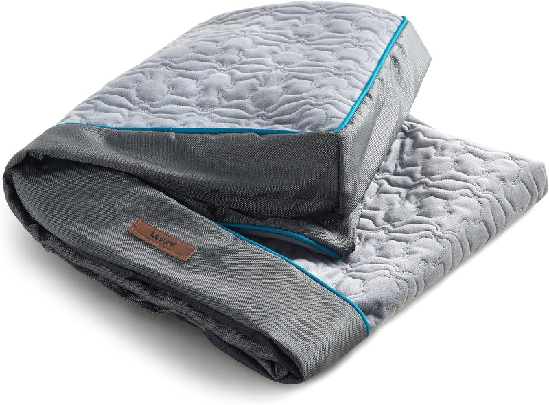 XL Water-Resistant Dog Bed Cover - Replacement Pet Mat Cover Washable - 44x32x3