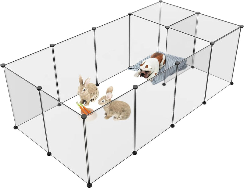 Portable Pet Playpen for Small Animals - Guinea Pigs Bunny Ferrets Mice Hamsters Hedgehogs Puppies Turtles