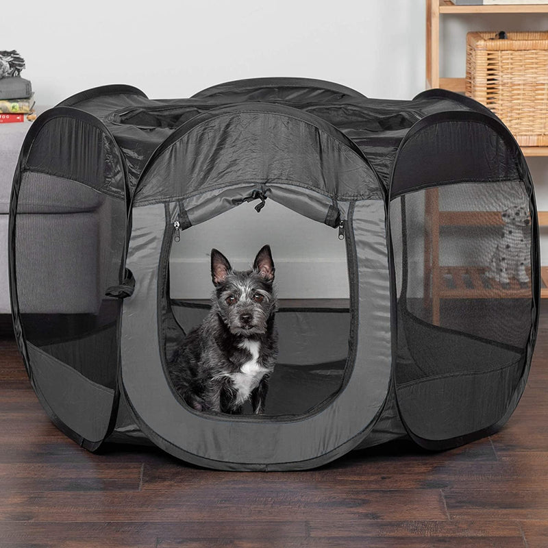 Furhaven Pet Playpen Tent - Green Small