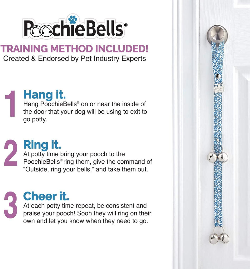 Potty Training Dog Doorbells - Simple  Effective Tool for Puppy Housetraining