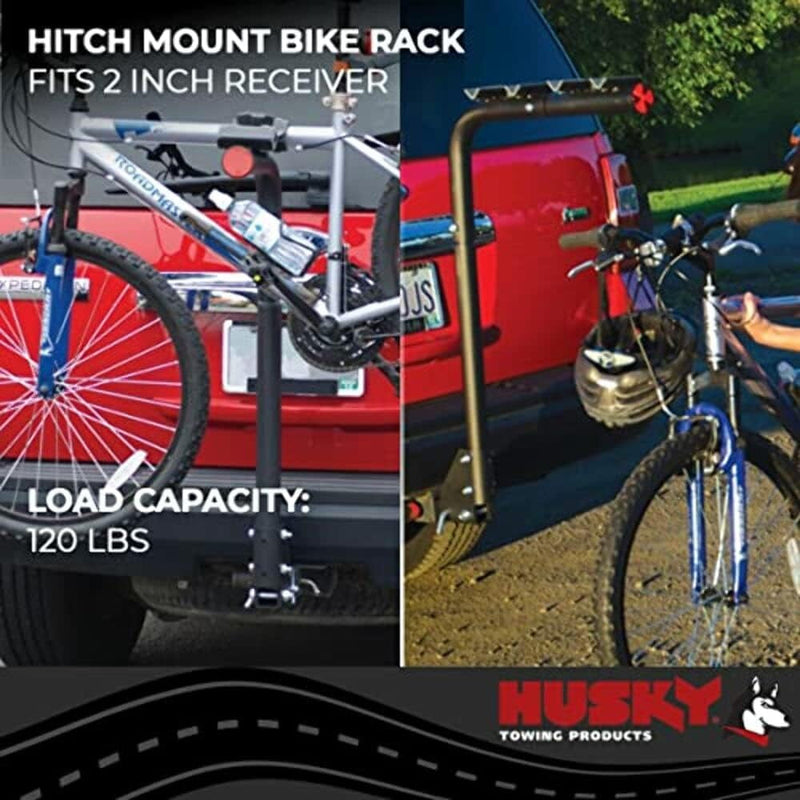 Husky 4-Bike Hitch Mount Rack Black