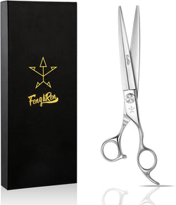 High-End Professional Dog Grooming Curved Scissors Pet Curved Shears 7.5 Inches Extremely Very Sharp Made of Advanced Stainless Steel Alloy by Hand for Dog Cat and Horse Breeder