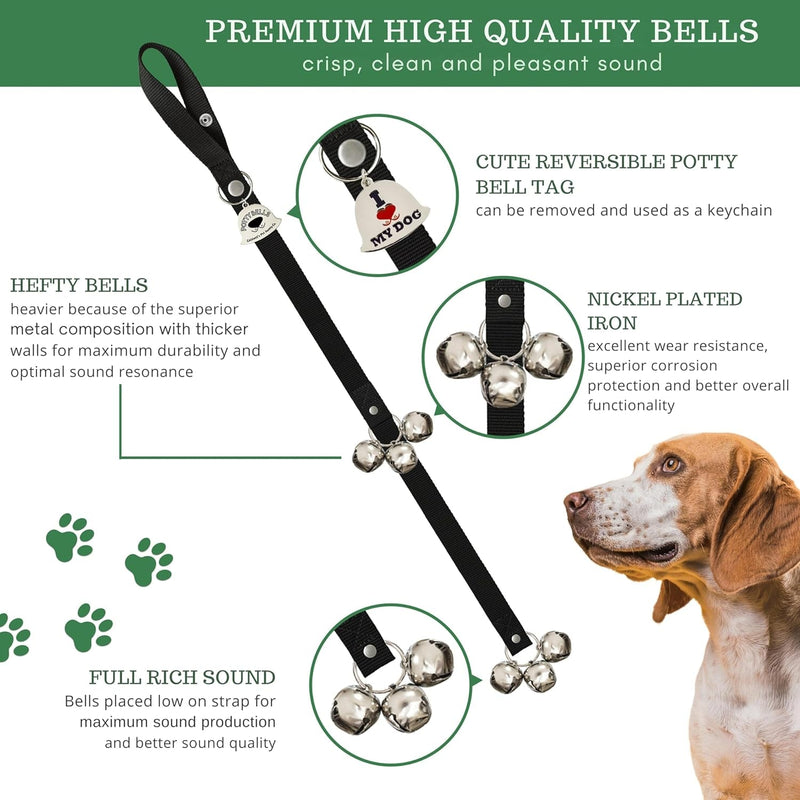 Original Premium Dog Doorbell - Potty Bells for Puppies and Dogs AdjustableDurableSounding