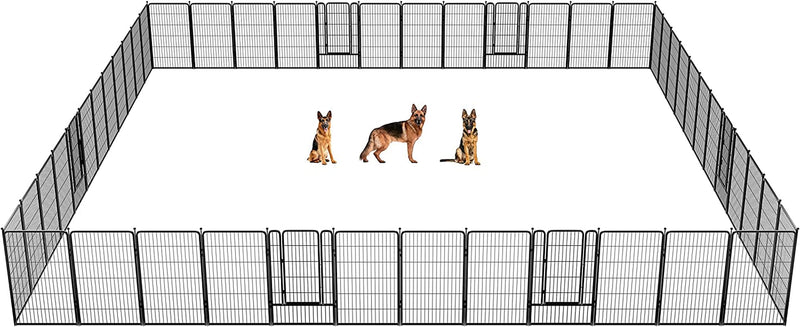 FXW Dog Playpen for Yard Camping - Heavy Duty for PuppiesSmall Dogs 24 Height 8 Panels