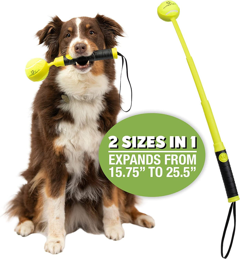 Hyper Pet K9 Kannon Dog Ball Thrower Launcher for Dogs (Small to Medium Breeds up to 60 Pounds), Includes One Hyper Pet 2.5 Inch Tennis Ball