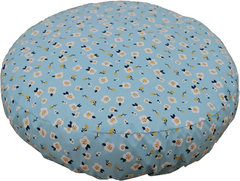 Grey Velvet Dog Bed Cover - Washable  Easy to Clean - 42 Inches
