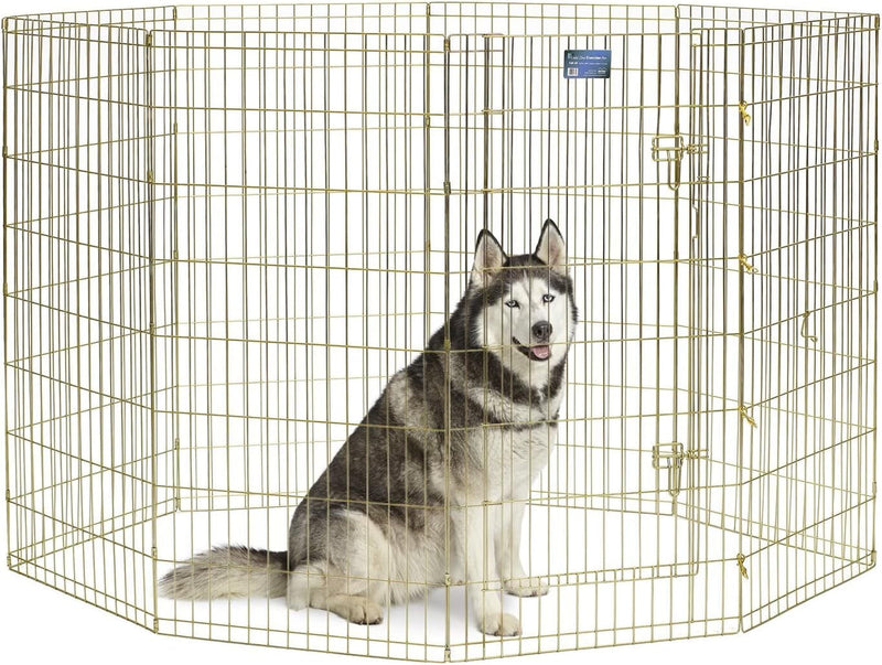 Midwest Foldable Metal Dog Exercise Pen - 24W x 24H