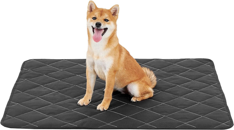 Square Dog Playpen Mat - Machine Washable Non-Slip IndoorOutdoor - 36 Inch Wide