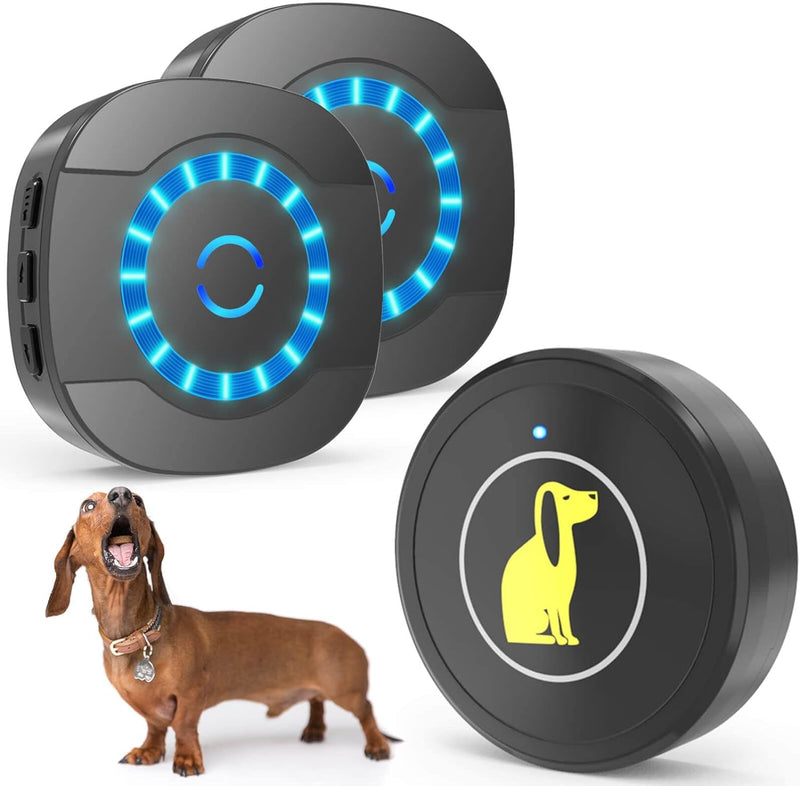 characterWireless Dog Doorbell for Potty Training and Outdoor Use - Waterproof Touch Button