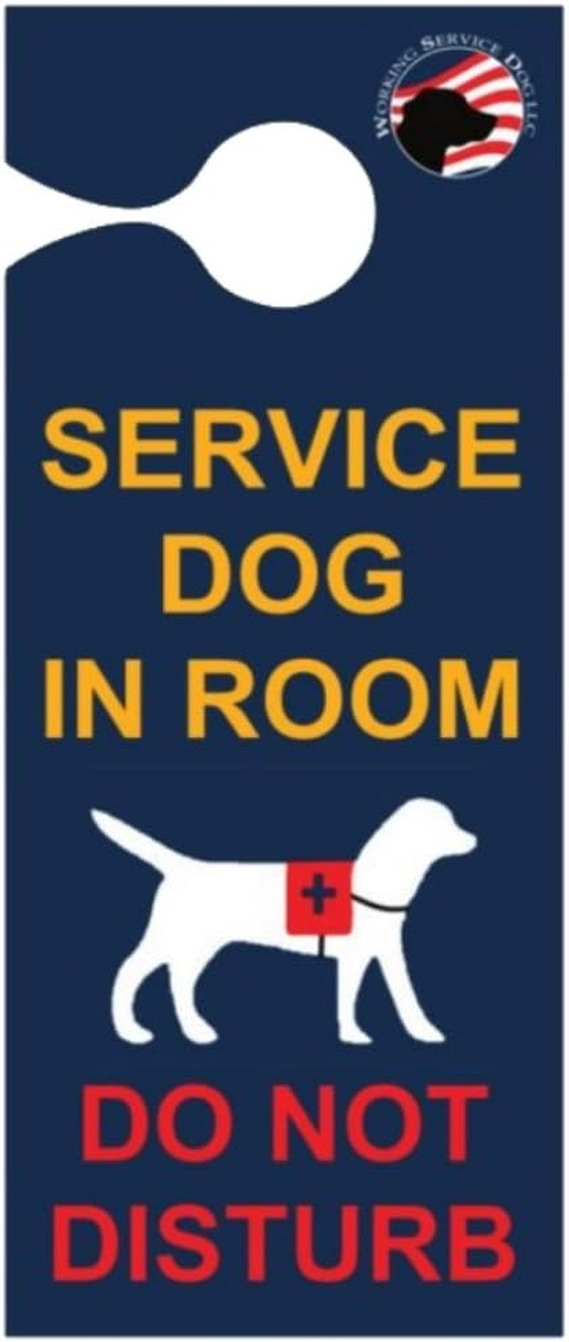 Service Dog Do Not Disturb Door-Hanger Pack of 5