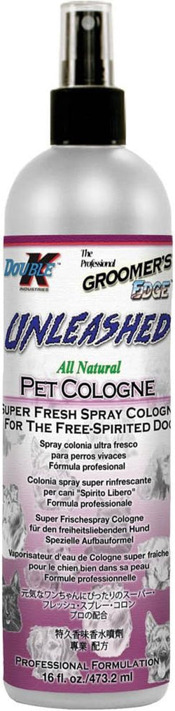 Groomer'S Edge Unleashed All-Natural Dog and Pet Cologne, 16 Ounce Spray Bottle
