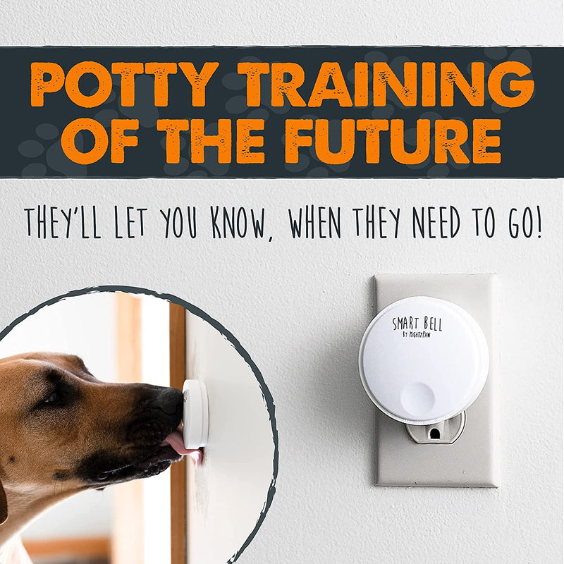 Wireless Dog Bell and Treat Bundle - Mighty Paw Smart Bell 20  Yak Cheese Training Crackers 1 Activator