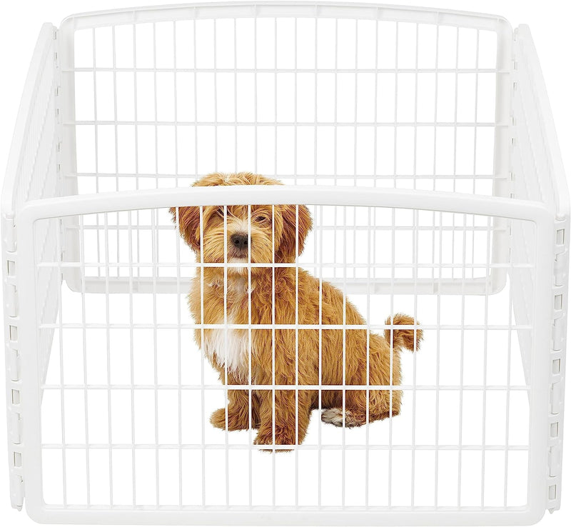 24 IRIS USA Exercise Pet Playpen with Door - Keep Pets Secure and Happy