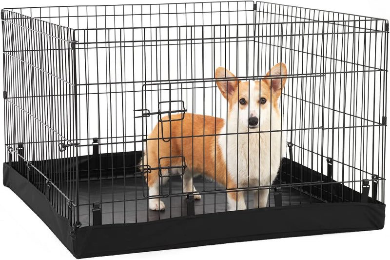 Square Dog Playpen Mat - Machine Washable Non-Slip IndoorOutdoor - 36 Inch Wide