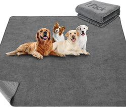 Washable Puppy Training Pads - Fast Absorbent and Non-Slip - 2 Pack - 48X60-Gray