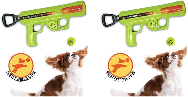 Hyper Pet Dog Ball Thrower-Interactive Toys (Load & Launch Tennis Balls for Dogs to Fetch) [Best Ball Launcher Toys for Large, Medium & Small Dogs] 3 Styles Available (Pack of 2)