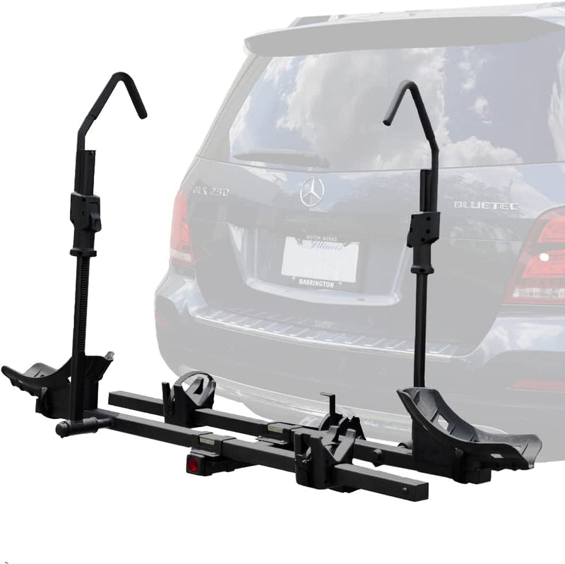 Hitch Mount Bike Rack - BV Carrier for Cars Trucks and SUVs - E-Bike Fat Tire Standard Bike Compatible