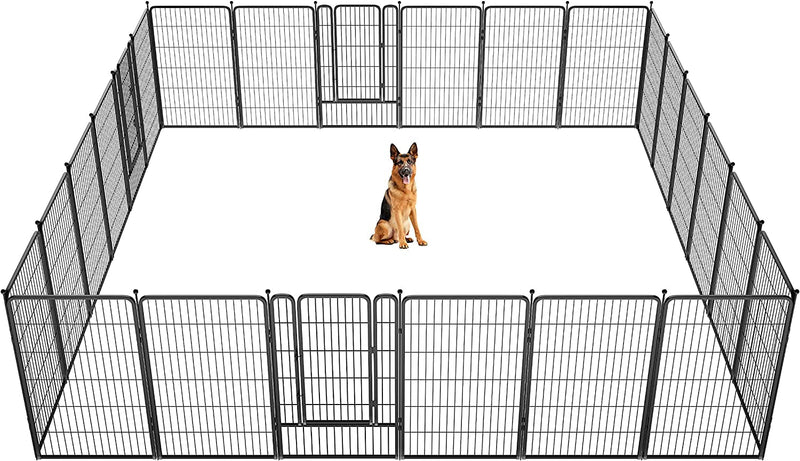 FXW Dog Playpen for Yard Camping - Heavy Duty for PuppiesSmall Dogs 24 Height 8 Panels