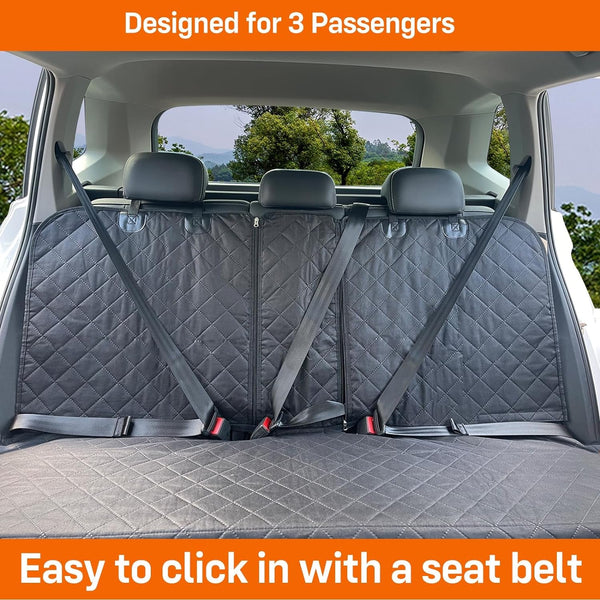 Heavy Duty Non-Slip Car Seat Cover - Waterproof for Scuffs Mud and More