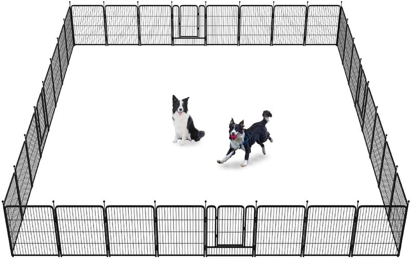 FXW Dog Playpen for Yard Camping - Heavy Duty for PuppiesSmall Dogs 24 Height 8 Panels