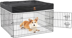 Square Dog Playpen Mat - Machine Washable Non-Slip IndoorOutdoor - 36 Inch Wide