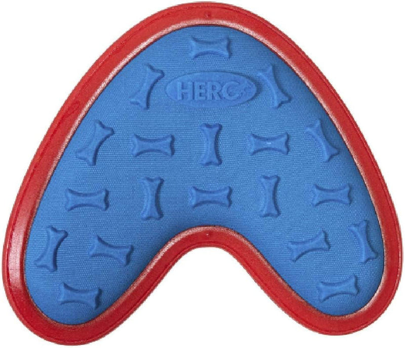 Hero Outer Armor, Fetch Ring Dog Toy, Floats & Squeaks, Blue