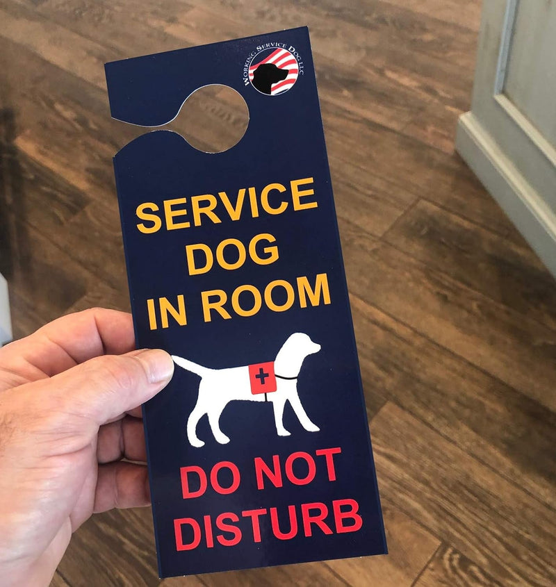 Service Dog Do Not Disturb Door-Hanger Pack of 5