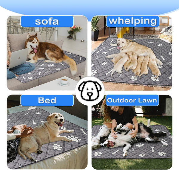 XL Washable Dog Pee Pads - Super Absorbent and Reusable