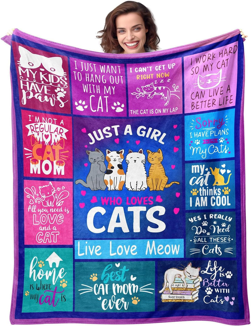 Worlds Best Dog Mom Blanket - 50x60 Fun Dog Lover Gift for Womens Birthday