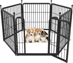 FXW Dog Playpen for Yard Camping - Heavy Duty for PuppiesSmall Dogs 24 Height 8 Panels