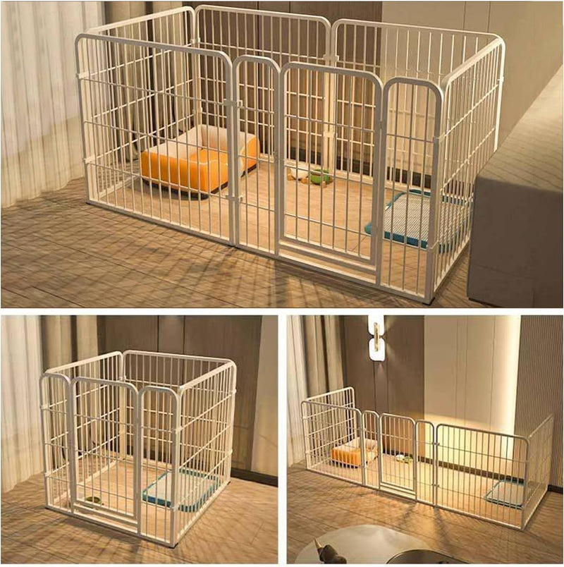 Heavy Duty Portable Dog Playpen - IndoorOutdoor Fence for SmallMedium Pets