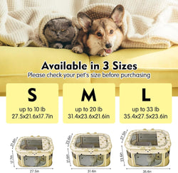 Portable Pet Playpen - Foldable  Durable for IndoorOutdoor Use