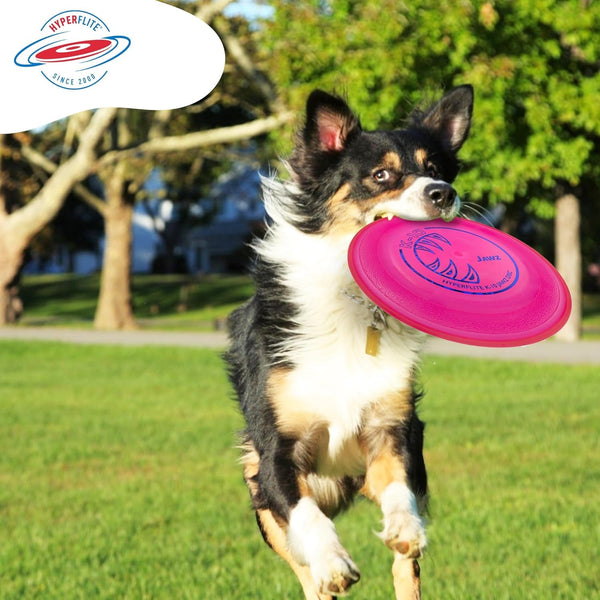 Hyperflite Jawz Dog Flying Disc - World'S Toughest Training Dog Toy. Best Competition Flying Disc Toy for Pets, Puncture Resistant - 8.75 Inch - Mango