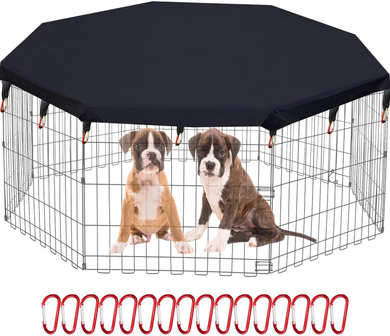 Dog Playpen Cover - Shade  Security for 35 Inch 4-Panel Pet Pens