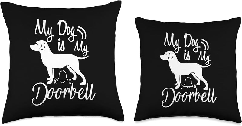 Rescue Dog Throw Pillow - Fun Dog Owner Design