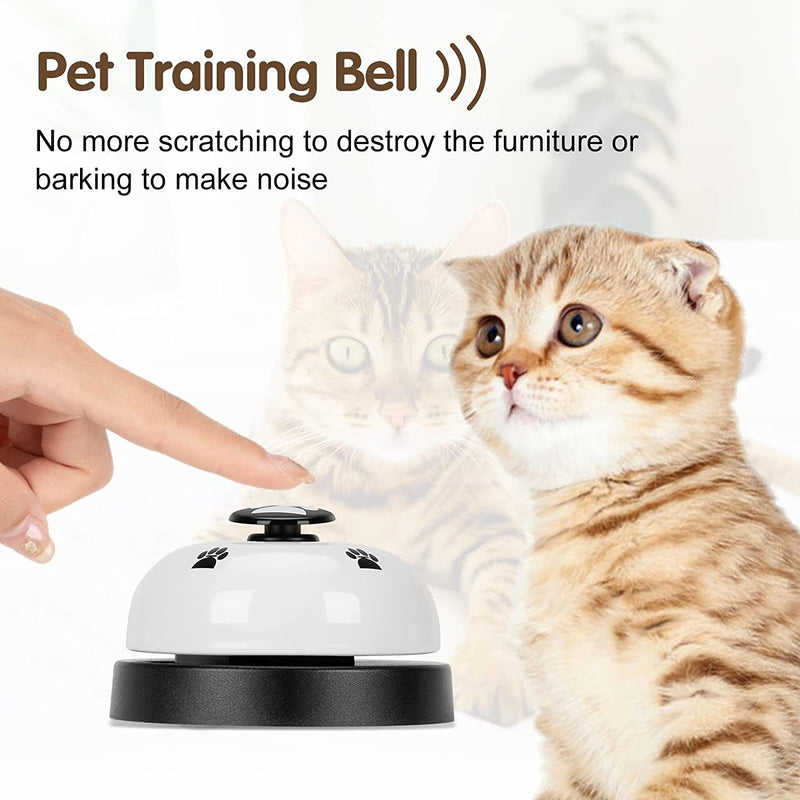 Pet Training Bells 2 Pack - Door Potty Training  Communication Device for Dogs - White