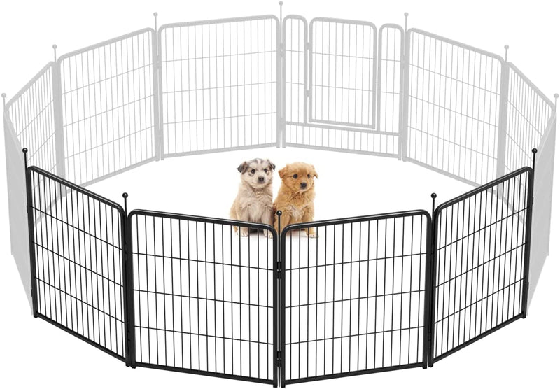 FXW Dog Playpen for Yard Camping - Heavy Duty for PuppiesSmall Dogs 24 Height 8 Panels