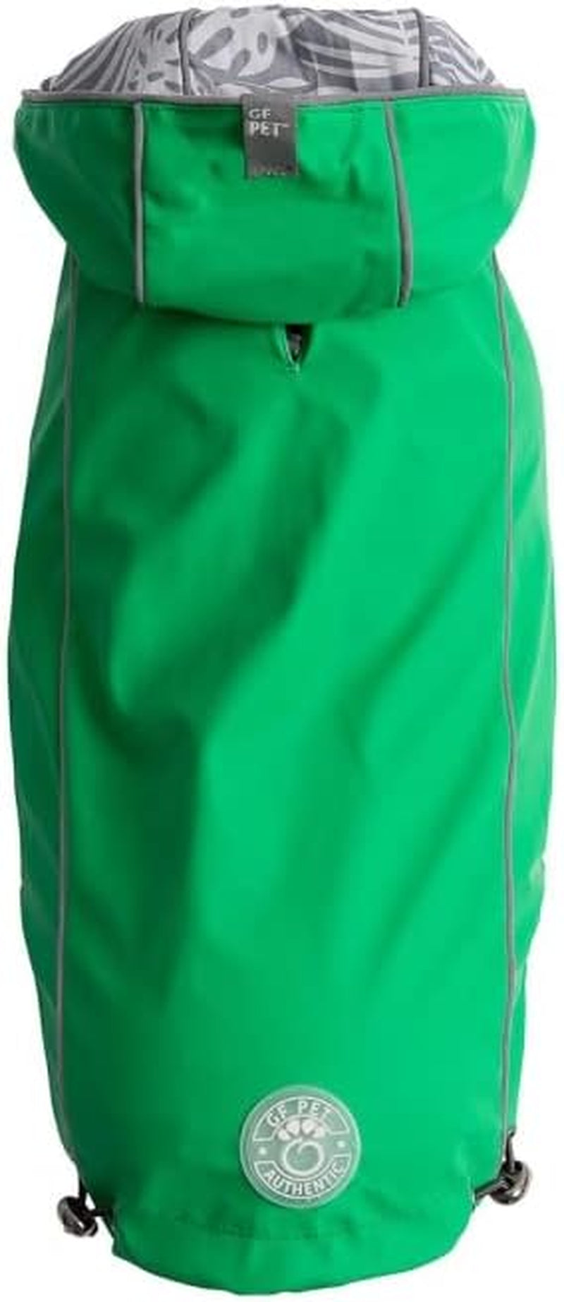 Green Reversible X-Large Dog Raincoat - Elasto-Fit