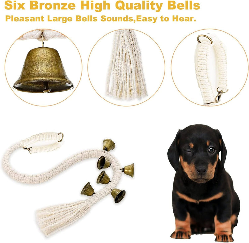 Dog Door Bell - Potty Training and Training Tool for Dogs and Puppies Bronze