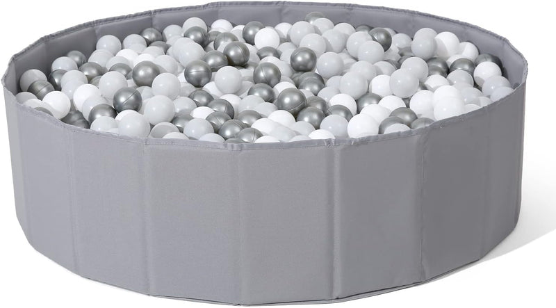 GOGOSO Large Ball Pits for Toddlers with Storage Bag - Foldable Ball Pool Balls Not Included