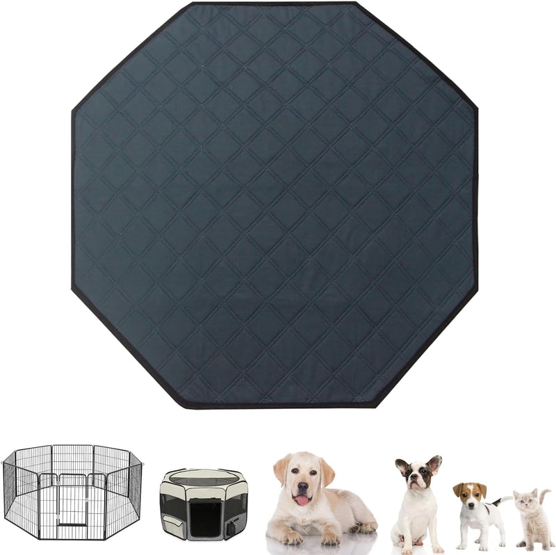 Dog Playpen Mat - Washable Pee Pad for Puppy Playpen - Leakproof Potty Training Pad