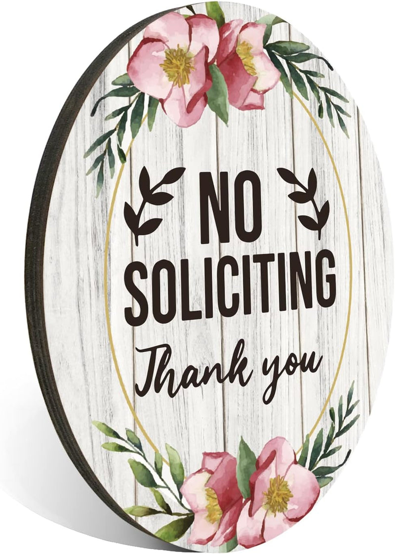 No KnockDog DoorbellSoliciting Sign - IndoorOutdoor Use 4 X 5 Strong Adhesive - PMB026