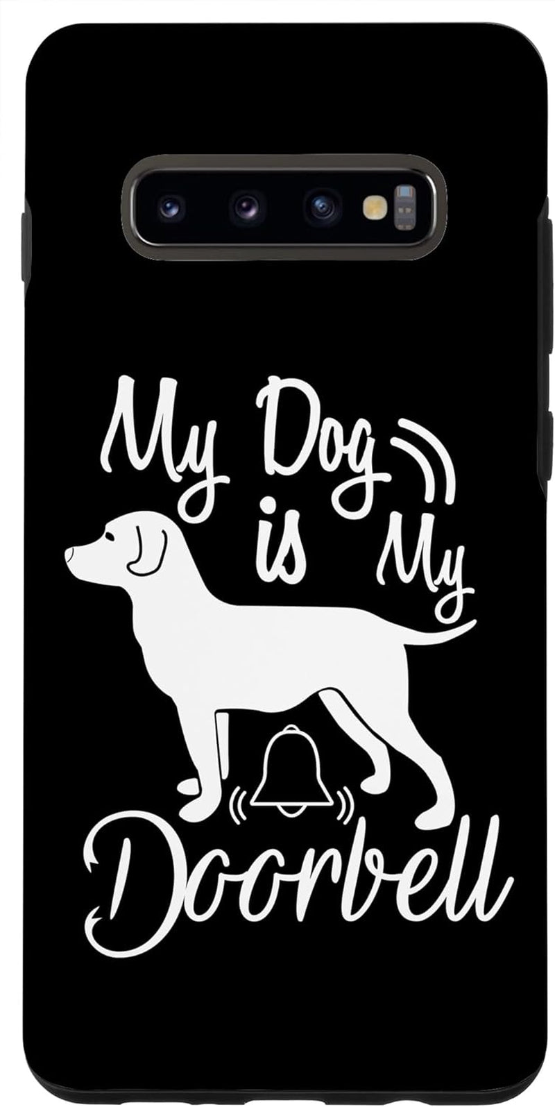 Galaxy S9 Dog Design Case - Rescue Dogs Doorbell Fun and Owner Gift