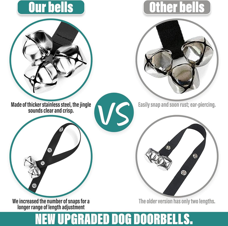 Adjustable Dog Doorbells - Premium Quality Potty Training Bells for Puppy