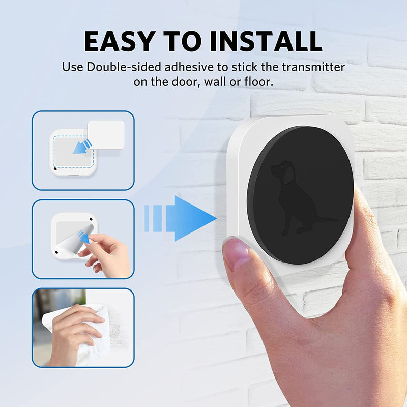 Wireless Dog Doorbell - 1000 Ft Range Waterproof 4 Modes