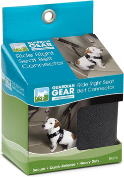 Guardian Gear Dog Seat Belt Connectors - Polyester Black