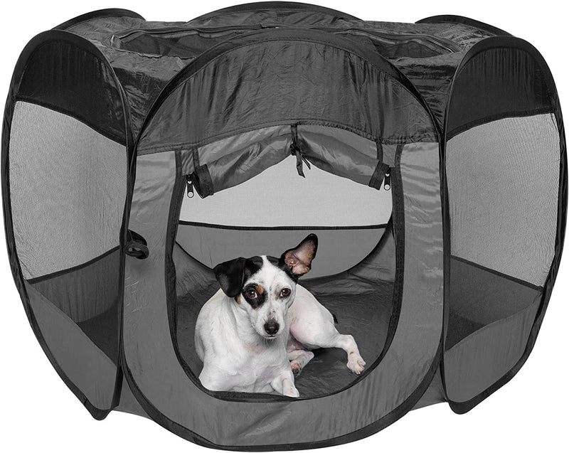 Furhaven Pet Playpen Tent - Green Small